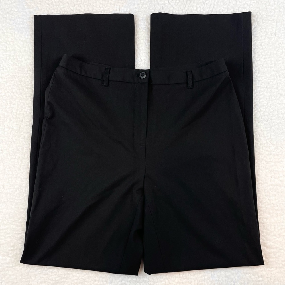 CHARTER CLUB • Black Katherine Fit Full Length Trouser Pants, 4P - Picture 3 of 10
